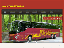 Tablet Screenshot of holsten-express.de